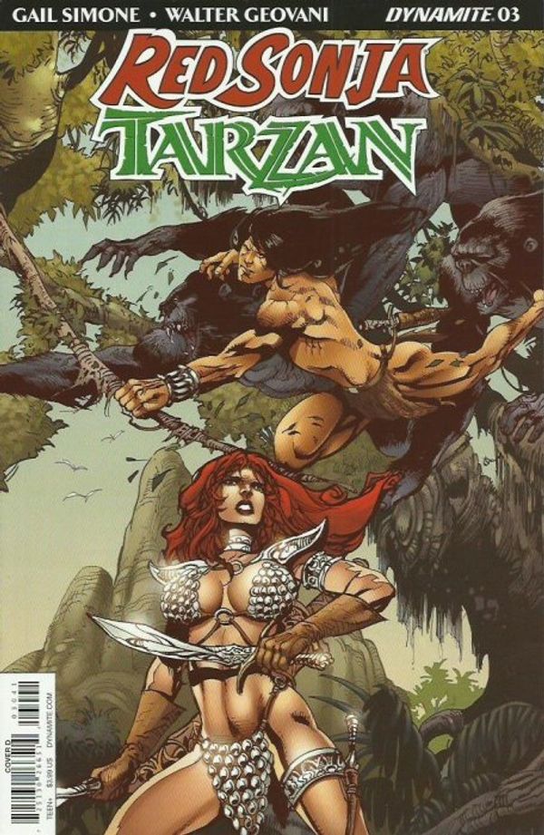 Red Sonja/Tarzan #3 (Cover D Castro Subscription)