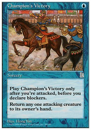 Champion's Victory (Portal Three Kingdoms) Trading Card