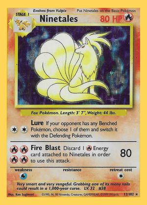 Ninetales (12/102) - Base (Unlimited)