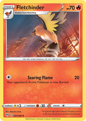 Fletchinder (31/189) - Darkness Ablaze