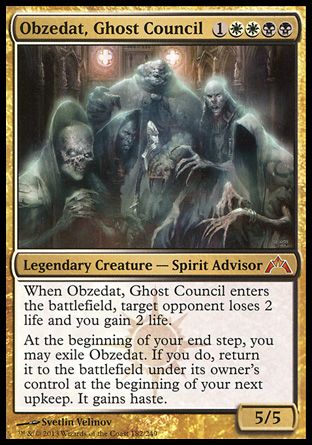 Obzedat, Ghost Council (Gatecrash) Trading Card