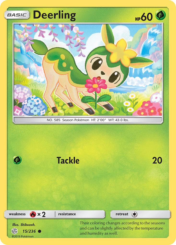 Deerling (15/236) - Cosmic Eclipse Pokémon Card