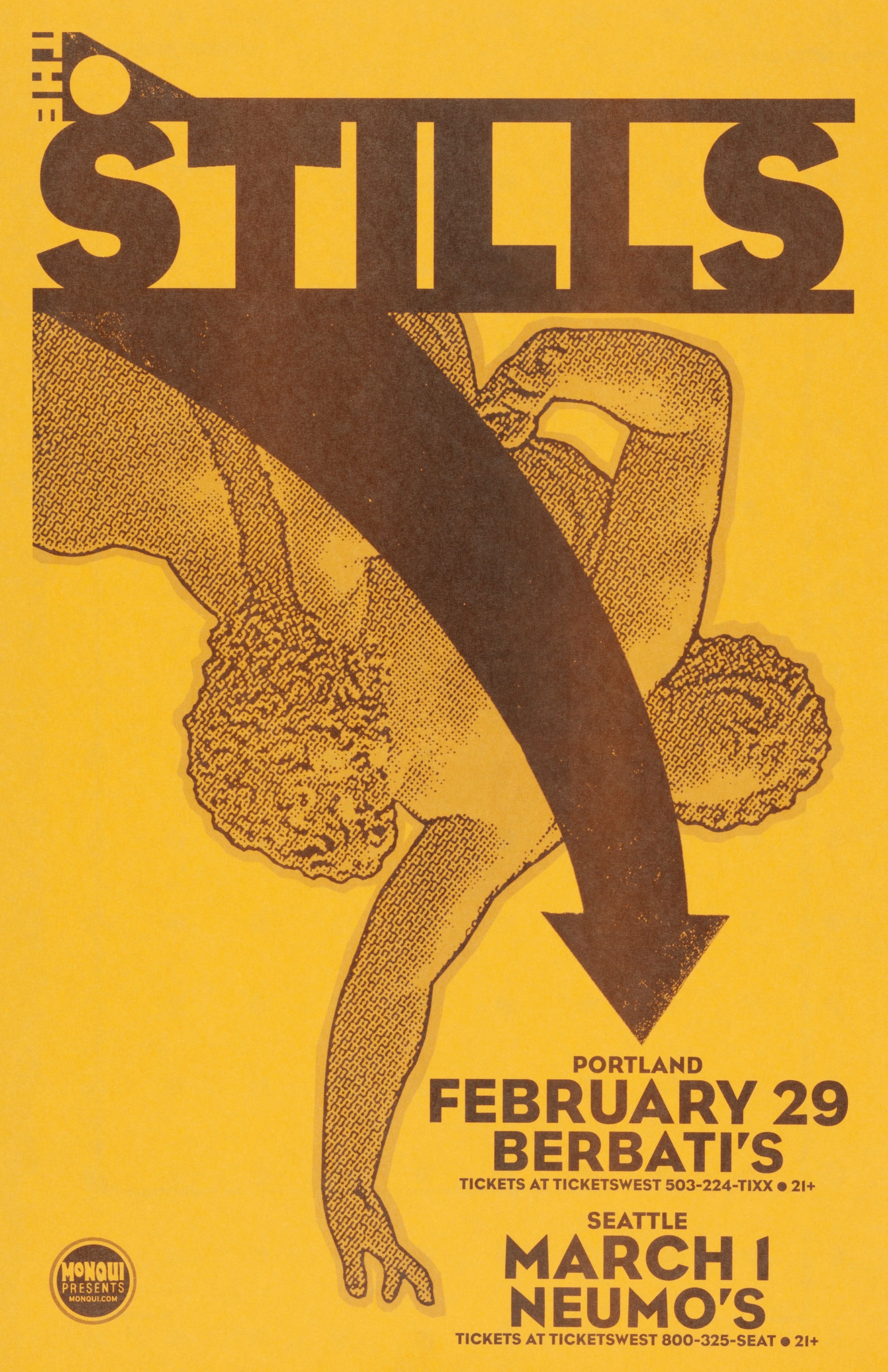 MXP-157.4 The Stills Berbati's & Neumos 2004 Concert Poster
