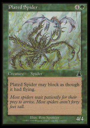 Plated Spider (Urza's Destiny)