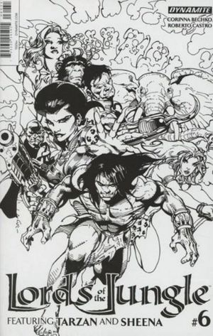 Lords of the Jungle #6 (Cover C 10 Copy Castro B&w Inc)