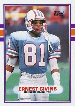 Ernest Givins 1989 Topps #103 Sports Card