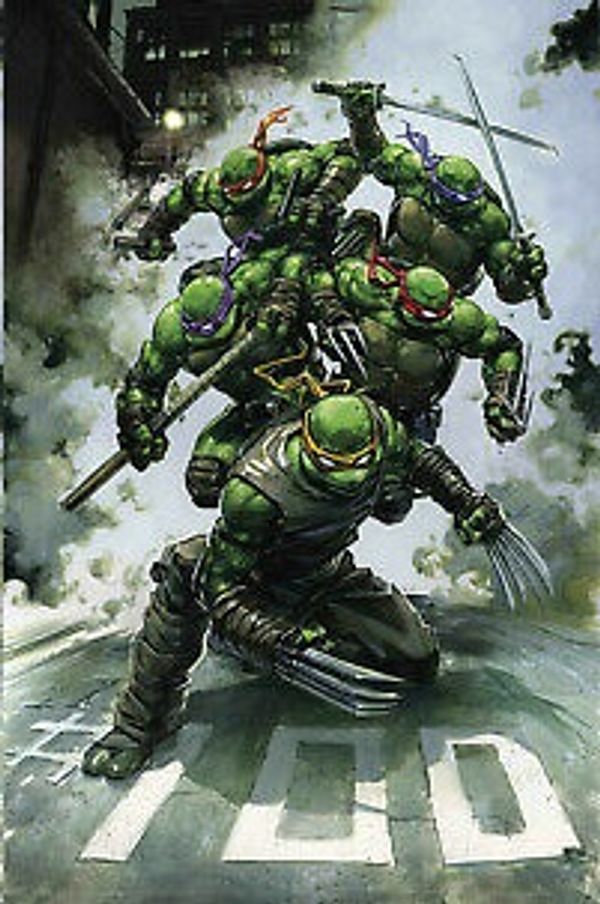 Teenage Mutant Ninja Turtles #100 (Frankie's Comics ""Virgin"" Edition)