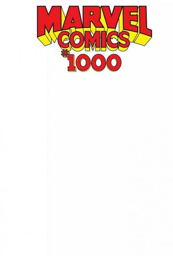 Marvel Comics #1000 (Blank Variant)