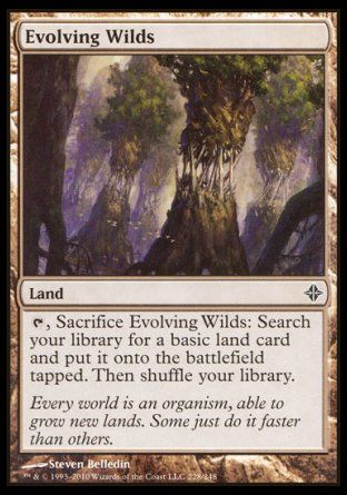 Evolving Wilds (Rise of the Eldrazi) Trading Card