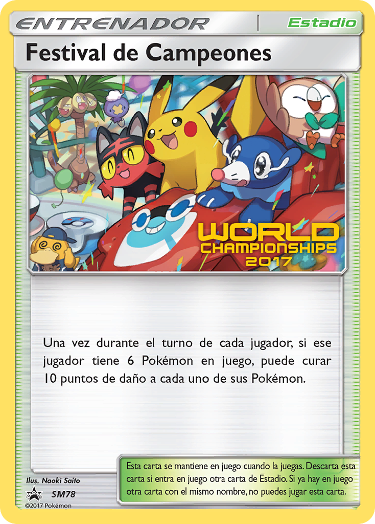 Champions Festival (Trainer: Stadium) (SM78) - SM Black Star Promos Pokémon Card