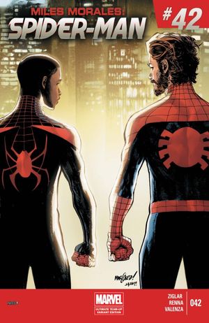 Miles Morales: Spider-Man #42 (David Marquez Ultimate Team-Up Variant)