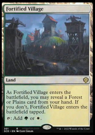 Fortified Village (Starter Commander Decks) Trading Card