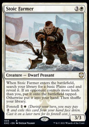 Stoic Farmer (Kaldheim Commander Decks) Trading Card