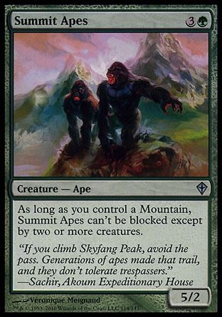 Summit Apes (Worldwake) Trading Card