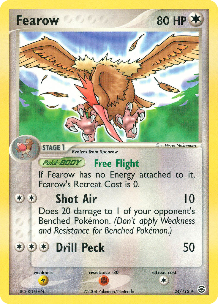 Fearow (24/112) - FireRed & LeafGreen Pokémon Card