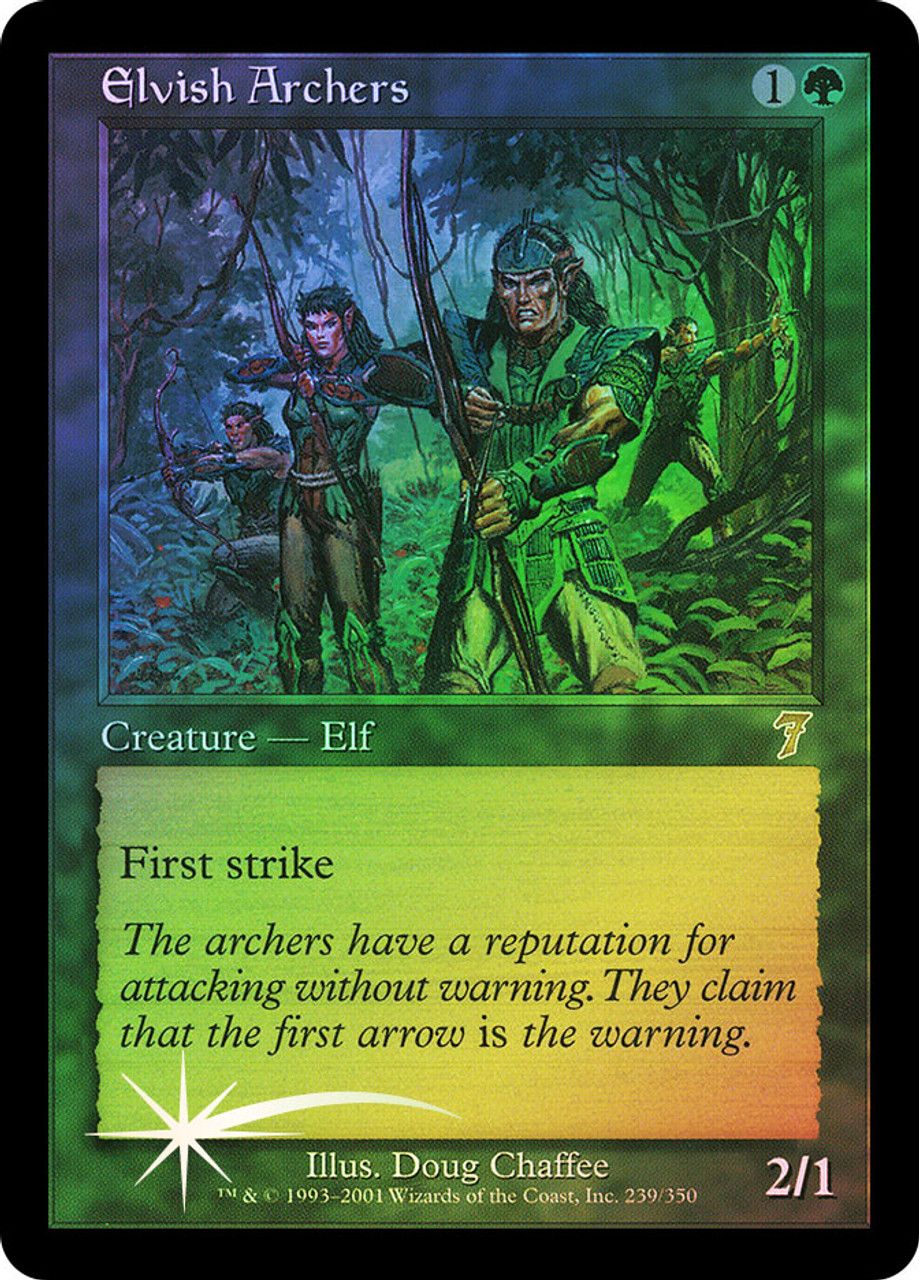 Elvish Archers (7th Edition - Foil) Trading Card