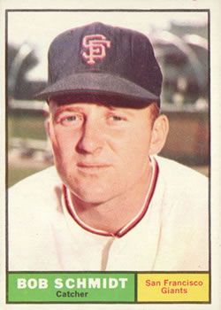 Bob Schmidt 1961 Topps #31 Sports Card