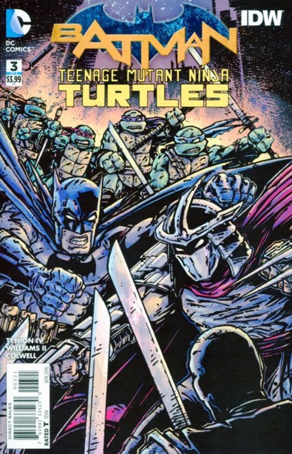 Batman/Teenage Mutant Ninja Turtles #3 (Variant Cover)