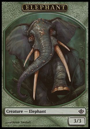 Elephant (Garruk vs. Liliana) Trading Card