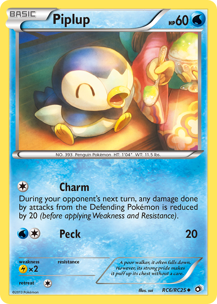 Piplup (RC6) - Legendary Treasures Pokémon Card