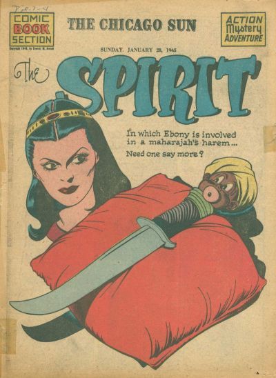 Spirit Section #1/28/1945 Comic