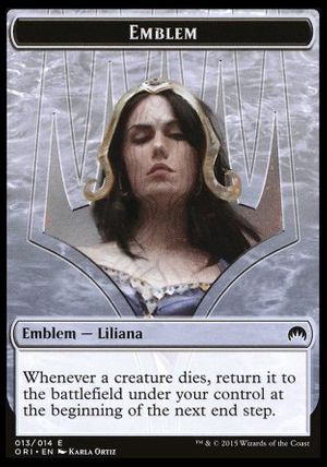 Emblem Liliana, Defiant Necromancer (Magic Origins)