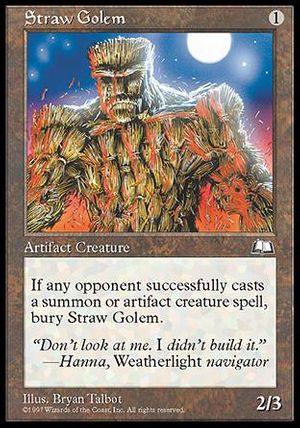 Straw Golem (Weatherlight)