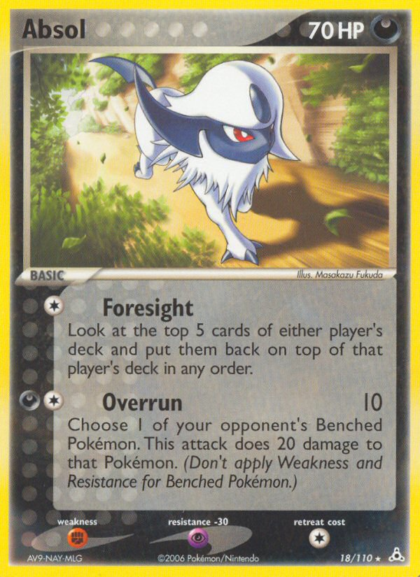 Absol (18/110) - Holon Phantoms Pokémon Card