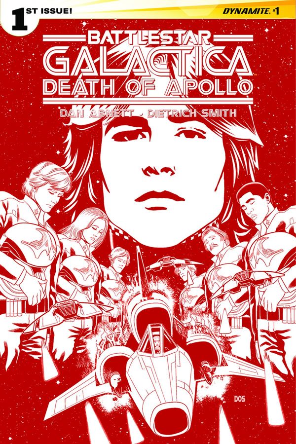 Bsg Death Of Apollo #1 (30 Copy Smith Cylon Red Cover)