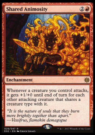 Shared Animosity (Explorers of Ixalan) Trading Card