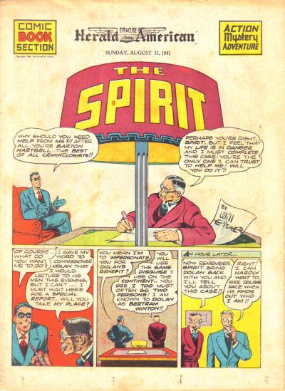 Spirit Section #8/31/1941 Comic