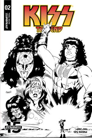 Kiss End #2 (20 Copy Coleman B&w Cover)
