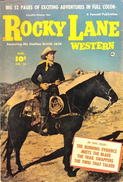 Rocky Lane Western #16 Comic