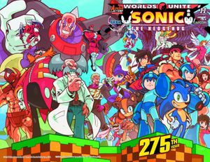 Sonic The Hedgehog #275 (Huang Wraparound Variant Cover)