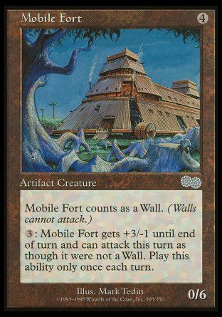 Mobile Fort (Urza's Saga) Trading Card