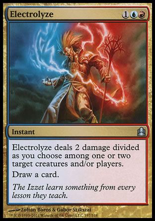 Electrolyze (MTG Commander) Trading Card