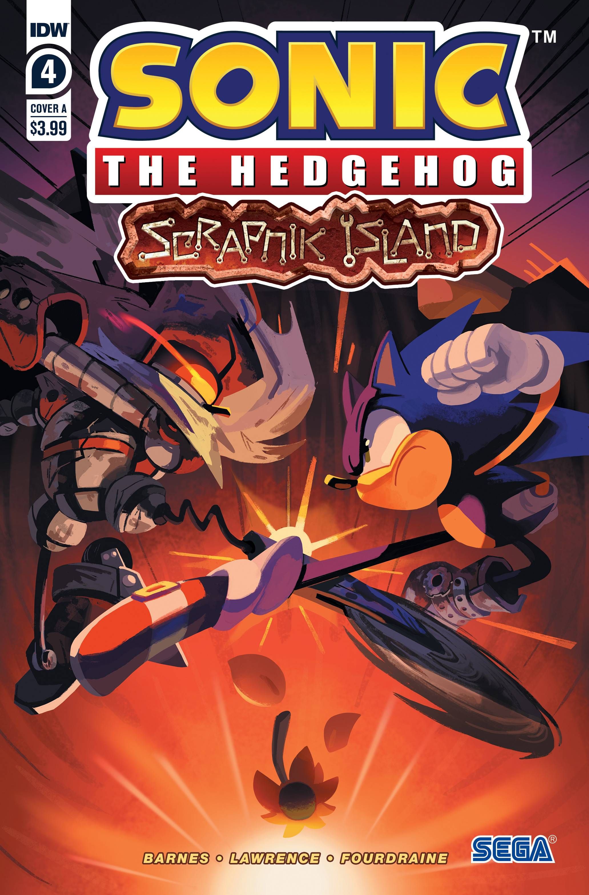 Sonic the Hedgehog: Scrapnik Island #4 Comic