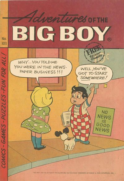 Adventures of Big Boy #103 [West] Comic