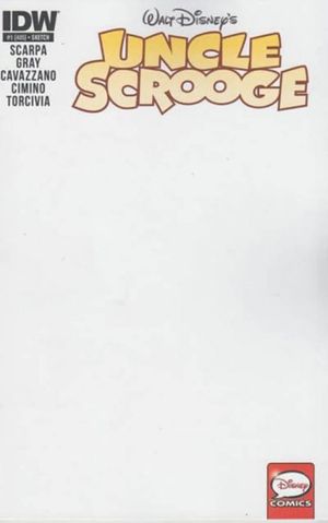 Uncle Scrooge #1 (Blank Sketch Variant)