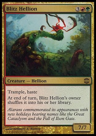 Blitz Hellion (Alara Reborn) Trading Card