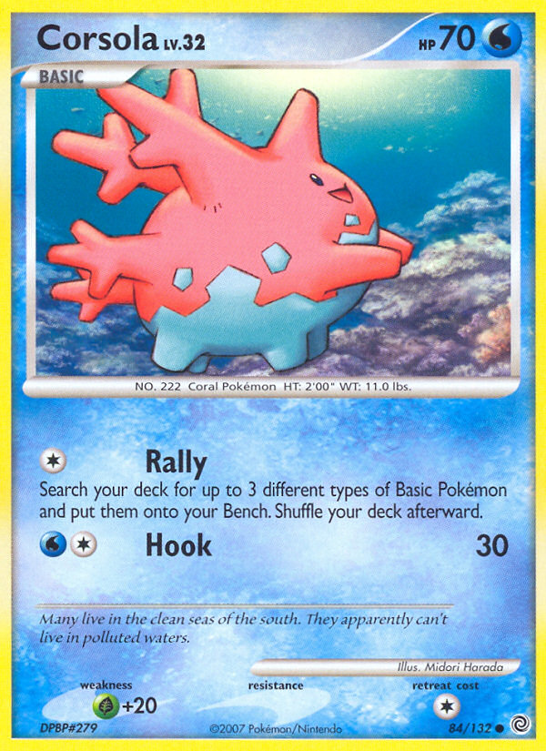 Corsola (84/132) - Secret Wonders Pokémon Card