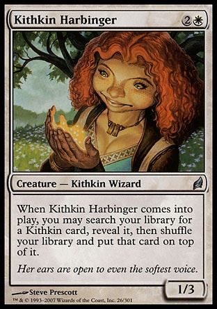 Kithkin Harbinger (Lorwyn) Trading Card