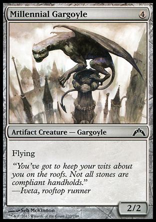 Millennial Gargoyle (Gatecrash) Trading Card