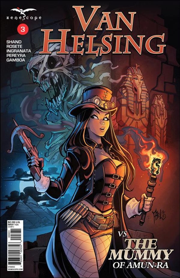 Grimm Fairy Tales Presents: Van Helsing Vs. the Mummy of Amun-Ra #3 (Cover C Abel)