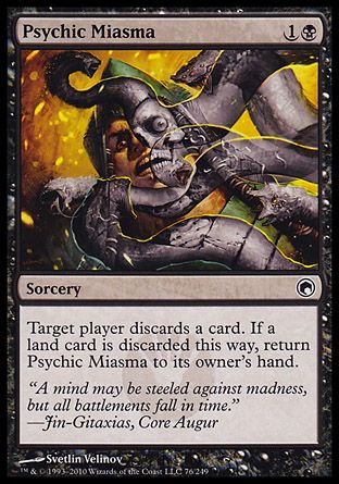 Psychic Miasma (Scars of Mirrodin) Trading Card