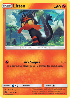 Litten (12/70) - Dragon Majesty