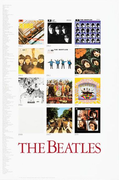 The Beatles Apple Corps 1987 Concert Poster