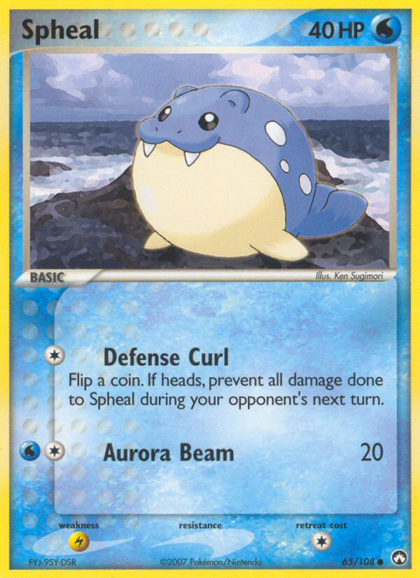 Spheal (65/108) - Power Keepers Pokémon Card