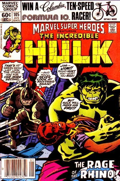 Marvel Super-Heroes #105 Comic