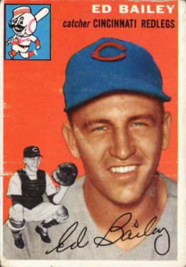 Ed Bailey 1954 Topps #184 Sports Card
